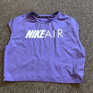 Nike Women's Purple Sleeveless Top